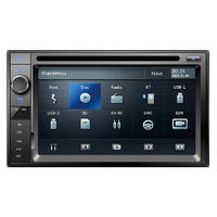 2 DIN car stereo DVD player 6.2 inch touch screen support DVD+CD+Disk audio radio universal 9253B