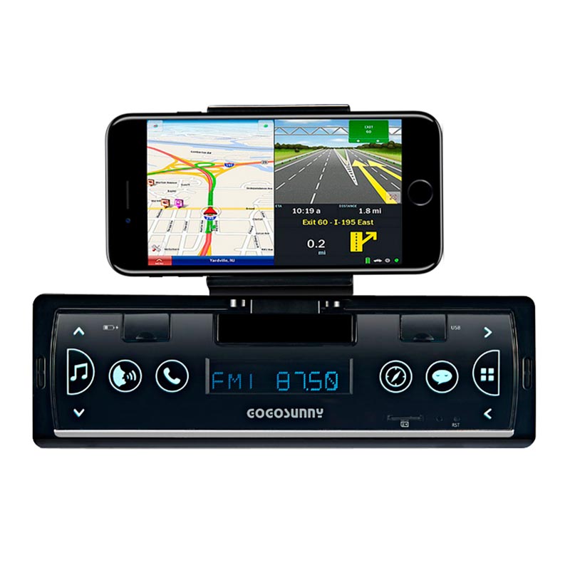 Full touch Smartlink with car MP3/mobile phone holder/APP control/fast charging model No. GT1901